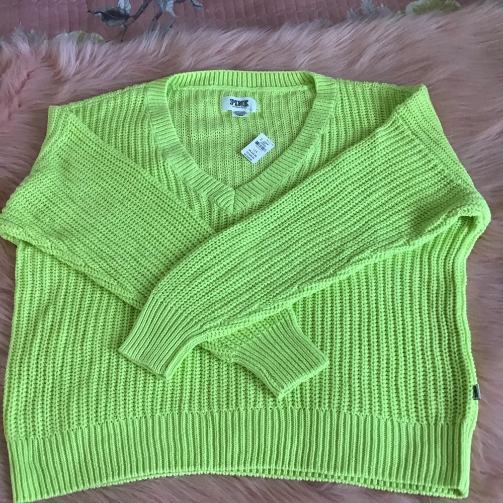 Pink Victoria Secret oversize sweater